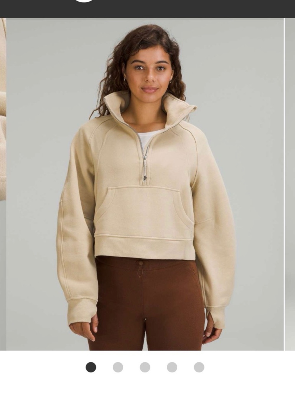 Lululemon Scuba Oversized Funnel Neck Half-Zip Pullover - XS